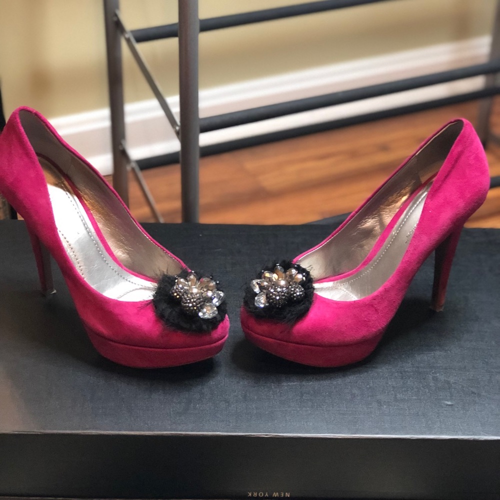 BCBG Hot Pink Heels